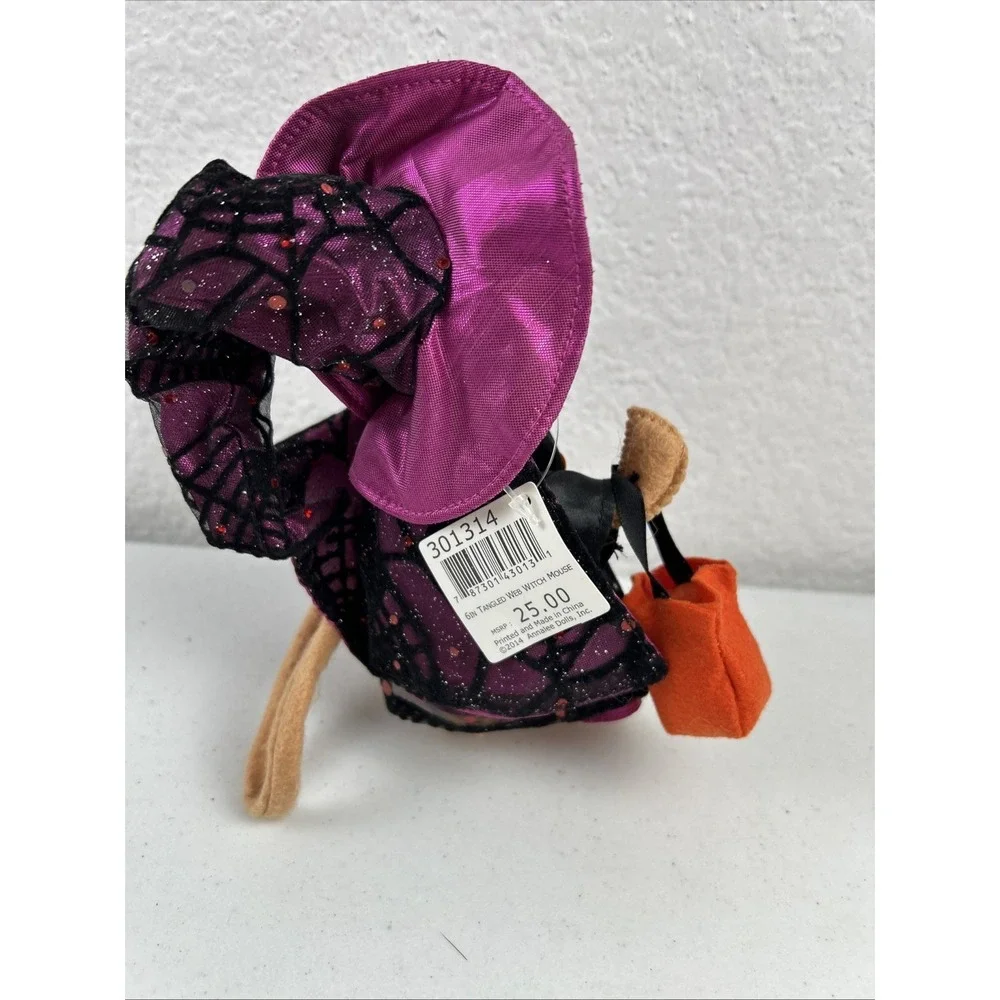 Annalee‎ Tangled Web Witch Mouse In A Halloween Costume NWT 2014